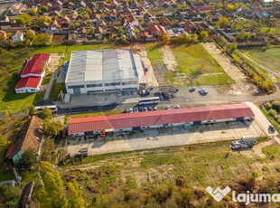 Spațiu industrial:Hală 1233mp+platformă betonată 1675...