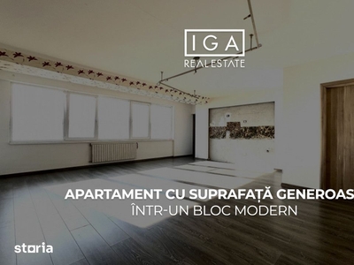 Apartament cu suprafata generoasa intr-un bloc modern