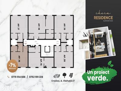 Apartament 2 camere 2 nivele Charm Residence Ultracentral Oradea AP 16