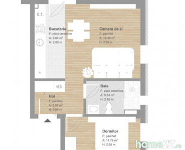 Apartament de 2 camere