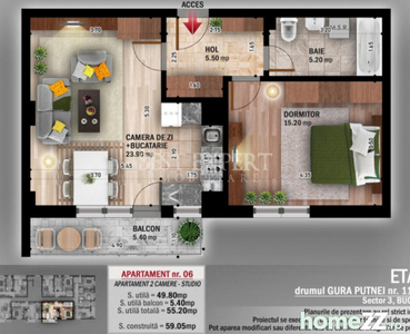 Ideal Investitie Apartament 2 Camere TIP STUDIO