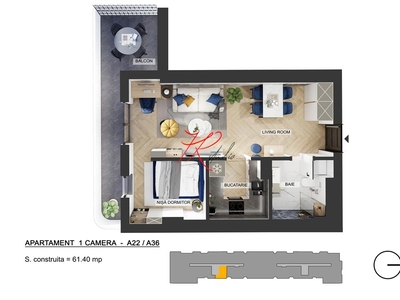 Apartament 2 camere de vanzare BUCURESTI - Bucuresti