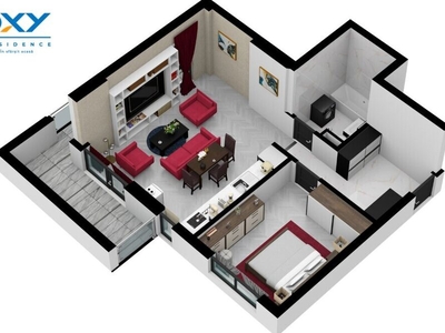 Apartament 2 camere Rahova, Oxy Residence, 2 camere 64 mp mega discount Inc