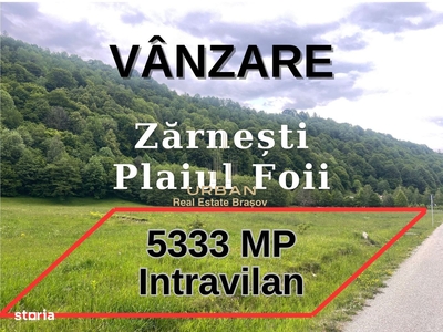 Teren intravilan Zarnesti Plaiul Foii Сasa de vacanta, Pensiune,