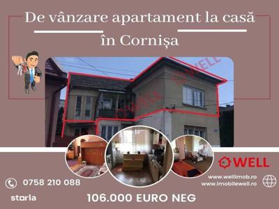 De vânzare un apartament cu 2 camere la casă în Cornisa