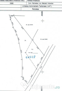 Teren intravilan 3382mp în Comuna Remetea, Meziad