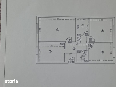 Apartament decomandat 3 camere 2 bai, centrala proprie, Torontalului