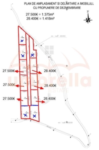 De vanzare teren Parcele de 28.000€ si 28.700€ la lacul Belis in rate