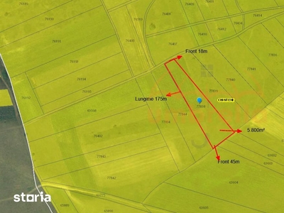 Teren de vanzare intravilan 5.800m² Chinteni