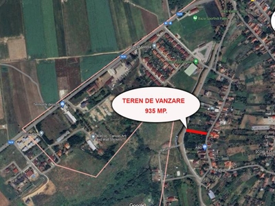 Teren intravilan - Loc de casa - 935 mp. - Paleu - 34.900a