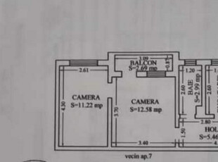 37535 Apartament 2 camere Tomis Nord