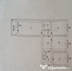 Apartament 3 camere etaj 4 din 10 strada Stefan Cel Mare