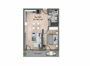 Apartament 2 camere