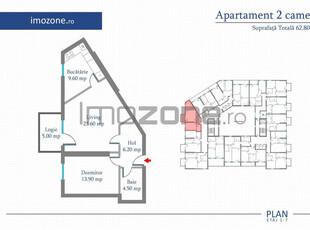 Apartament 2 Camere | 63 mp | Bloc Nou | Metrou Pacii / P...