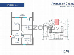 Apartament 2 Camere | 65 mp | Bloc Nou | Metrou Pacii / P...