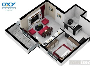 Rahova-Oxy Residence, 2 Camere 64 mp mega discount