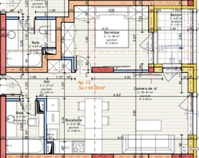 Apartament 2 camere, FINISAT, etaj1, zona Somesului