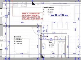 Apartament 2 camere, semifinisat, terasa, zona Urusagului