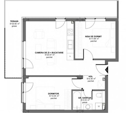 Apartament 3 camere, terasa mare, zona Eroilor