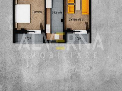 COMISION 0%! Apartament 2 camere, 51mp, semifinisat, 2 balcoane -Terra