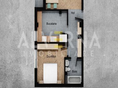 COMISION 0%! Apartament 2 camere, 56mp, semifinisat, balcon - Terra