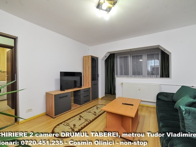 Inchiriere apartament 2 camere Drumul Taberei, metrou Tudor Vladimirescu 2 camere etaj