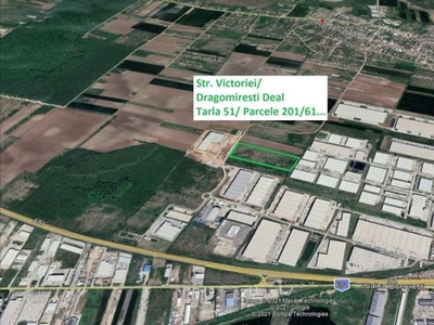 Teren proiectr logistic de vanzare A1 Km 13 Business Park