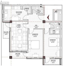 Apartamemnt decomandat, 70 mp, cu 3 balcoane!