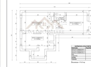 Spatiu comercial in Baia Sprie, centru de inchiriat