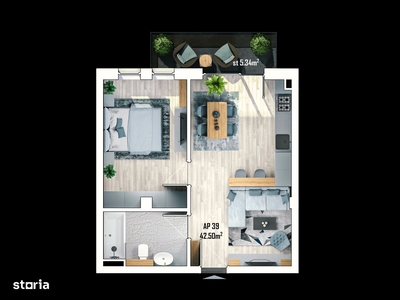 APARTAMENT 3 CAMERE 80 MP PLUS 2 BALCOANE | LOCATIE EXCELENTA!!!