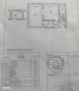 Comision 0% cumparator Apartament de 2 camere, 58,25 mp Cornitoiu