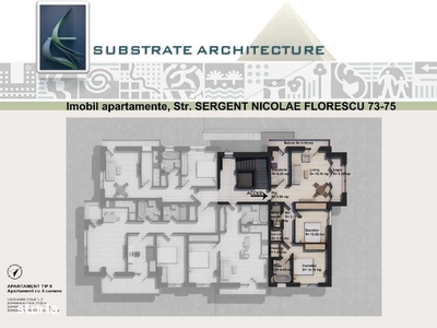 Apartament 3 camere 79,5 mp, cu terasa 50mp in Zorilor