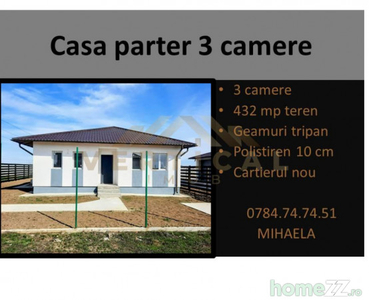 Casa 3 camere cu teren 362 mp - com Berceni