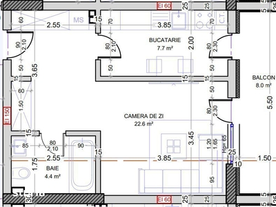 Apartament 3 camere finisat, ansamblu nou, zona accesibila, ESTIMO