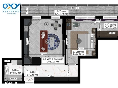 Apartament de vanzare in Sibiu - 2 camere mobilat utilat - Cristian