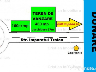 ID 12682, Teren Pozitie Excelenta! Faleza Dunarii! S.totala