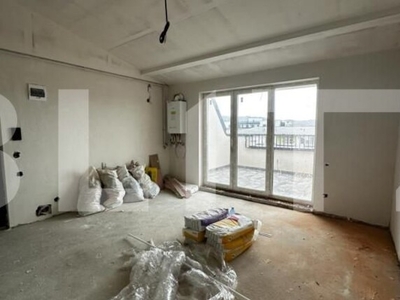 Apartament 3 camere semifinisat, 62 mp, terasa 10 mp, zona Cetatii