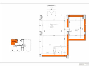 Spatiu comercial 56 mp, zona Lipovei