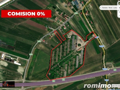 Teren 9 ha - parc industrial Ludus cu 2 intrari si acces din A3