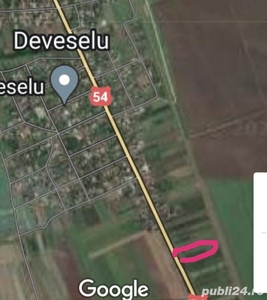 Teren intravilan de vânzare, 1800 mp și 5000mp în Com. Deveselu, jud. Olt