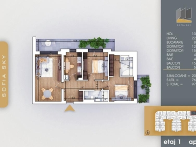 3 Camere Ideal Familie-Suprafata Generoasa Titan Sector 3