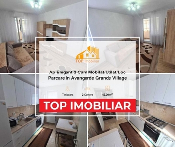 Ap Elegant 2 Cam Mobilat/Utilat/Loc Parcare in Avangarde Grande Village