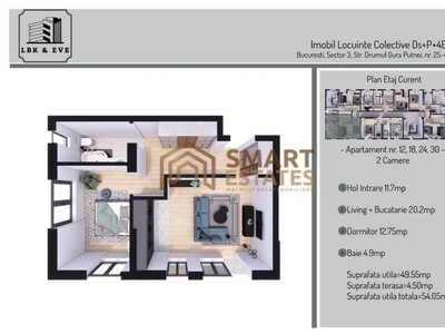 Apartament 2 camere Theodor Pallady - Teclu direct dezvoltator