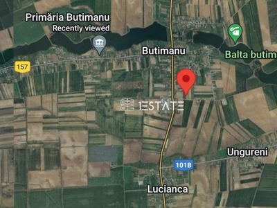 Butimanu, Dambovita | Teren in suprafata de 33.000 mp cu deschidere 67 m