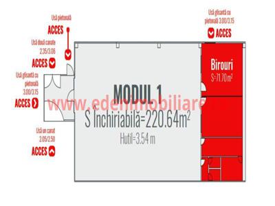 Hala depozitare de inchiriat in Cluj, zona Someseni, 1207.5 eur