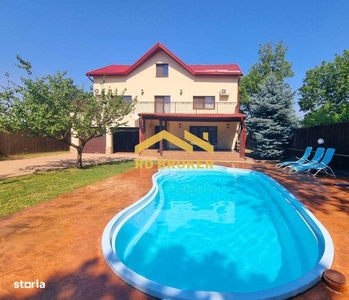 Vanzare casa vila individuala cu piscina 5 camere 3 bai 921 mp teren