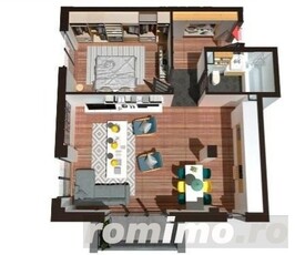 Apartament 2 camere, 63 mp, zona exclusivista Floresti