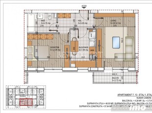 Apartament 2 camere ideal investitie