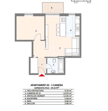 Apartament 2 camere in zona Campului