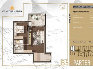 Apartament 2 camere tip studio, Confort Urban, Soseaua Salaj, Targ Pucheni